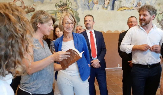 Ministre-Culture-Françoise-Nyssen-camp-des-milles-jean-paul-coste