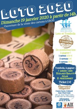 Affiche loto 2020