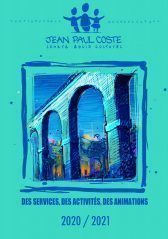 plaquette-activites-services-animations-csc-jean-paul-coste-2020-2021